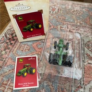 John Deere Green and Yellow Tractor Ornament